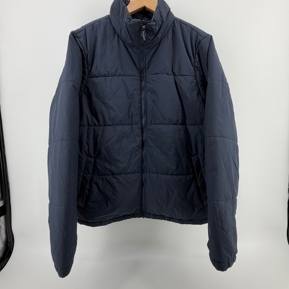 REI Co-op Jacket Mens Large Blue Puffer Groundbreaker Insulated Zip Up Coat - Picture 3 of 11